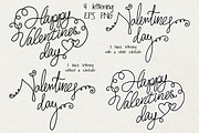 Love set Hand drawn hearts lettering, an Object Graphic by antuanetto (Thumbnail 4 of 8)