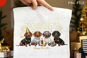 Happy New Year Dog Png, an Illustration by OK Design (Thumbnail 1 of 4)