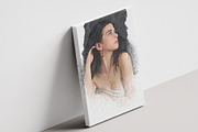 Watercolor Canvas Art Photo Effect, an Action Add-On by Photoshop Action (Thumbnail 7 of 17)