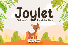 Joylet – A Playful Kids Font
