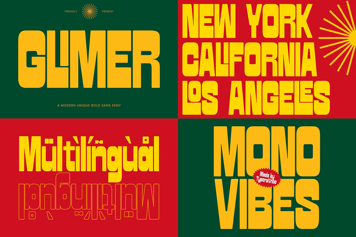 Display Font Bundle, a Sans Serif Font by Typoraith Co (Photo 3 of 12)