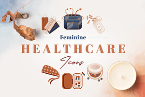 Feminine Healthcare Icons