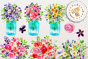 Jar Bouquet clipart, a Texture Illustration by Download Graphic Art (Thumbnail 2 of 5)