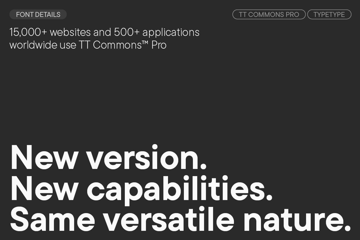 TT Commons Pro Basic, a Sans Serif Font by TypeType (Photo 3 of 15)