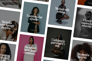 235 Girl Boss Quotes, a Social Media Template by Defects