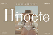 Hitocie Ligature Serif Typeface, a Serif Font by Humaira_std (Thumbnail 1 of 12)