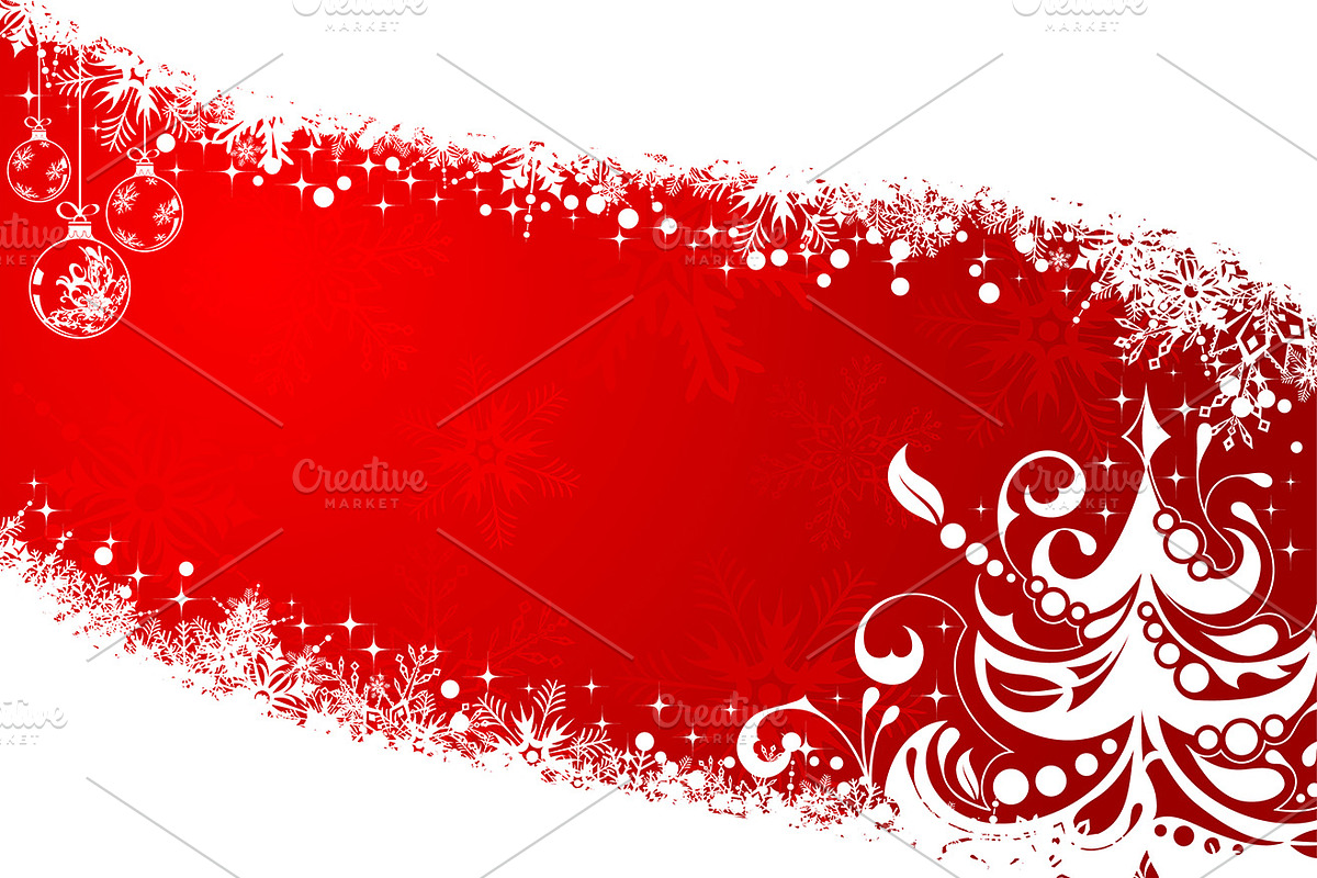 Christmas and New Year Backgrounds, a Decorative Illustration by TAlex (Photo 2 of 6)