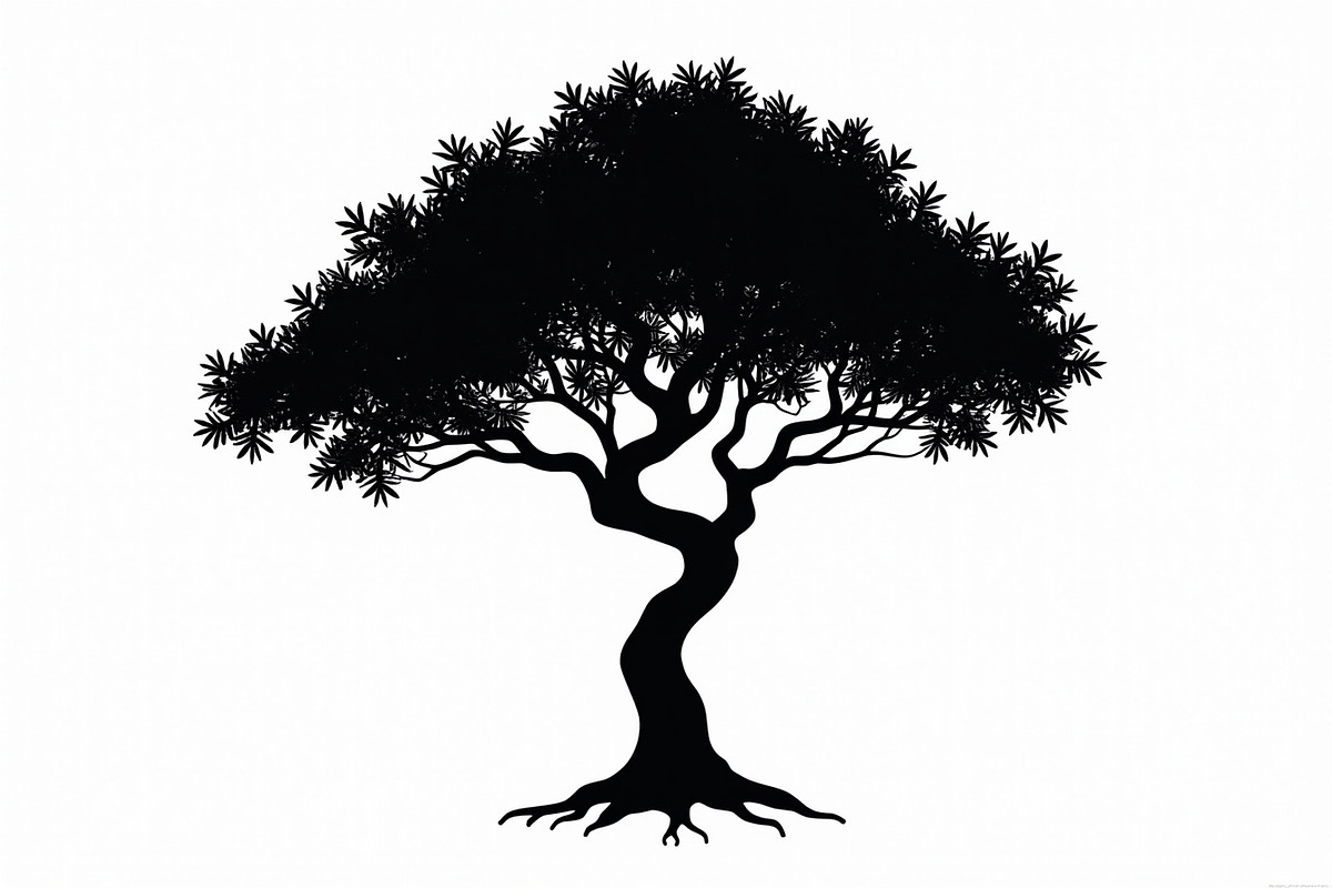 20 Black Tree Silhouettes Bundle, an Illustration by Gaye Art (Photo 12 of 21)