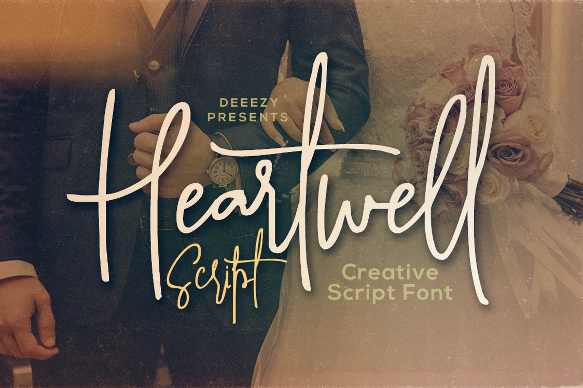 Heartwell Script Font