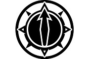 Compass & Navigation Vector Icons, a Technology Illustration by abu67222 (Thumbnail 12 of 13)