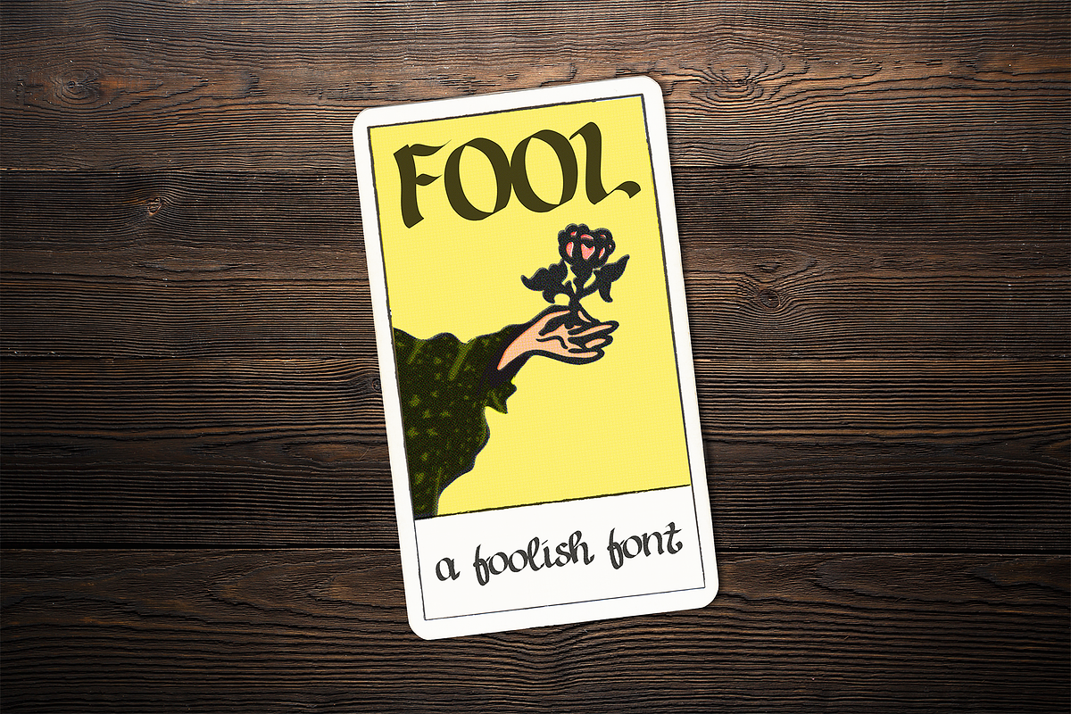 Fool Font, a Script Font by alice.fukushima (Photo 1 of 3)