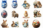 Watercolor easter egg Clipart, an Illustration by Designworld (Thumbnail 4 of 8)