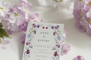 Mauve - Iris Floral Flower Design, a Decorative Illustration by Veris Studio (Thumbnail 10 of 17)