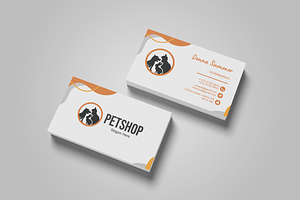 Pet Shop Business Card Design