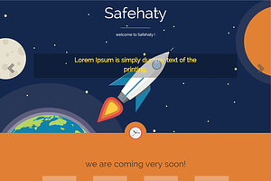 Safehaty - Coming Soon Template