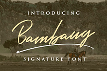 Bambang - Signature Font