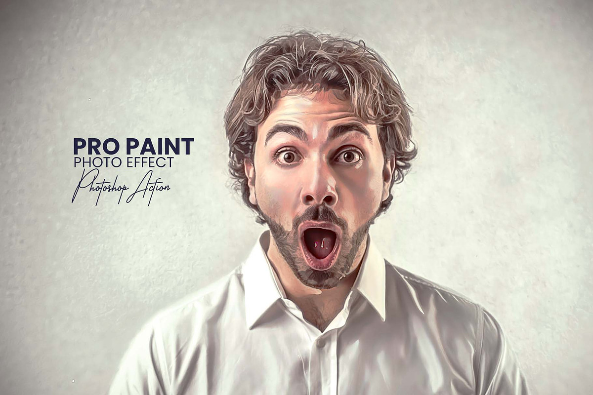 Pro Paint Photoshop Action, an Action Add-On by MRI STUDIO (Photo 1 of 11)