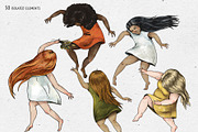 Birth Flowers & Birthstone Clipart, an Illustration by Belusuab (Thumbnail 5 of 16)