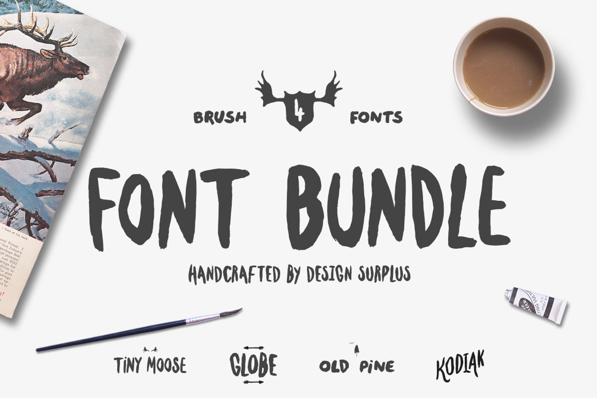 Brush Font Bundle (50% OFF)