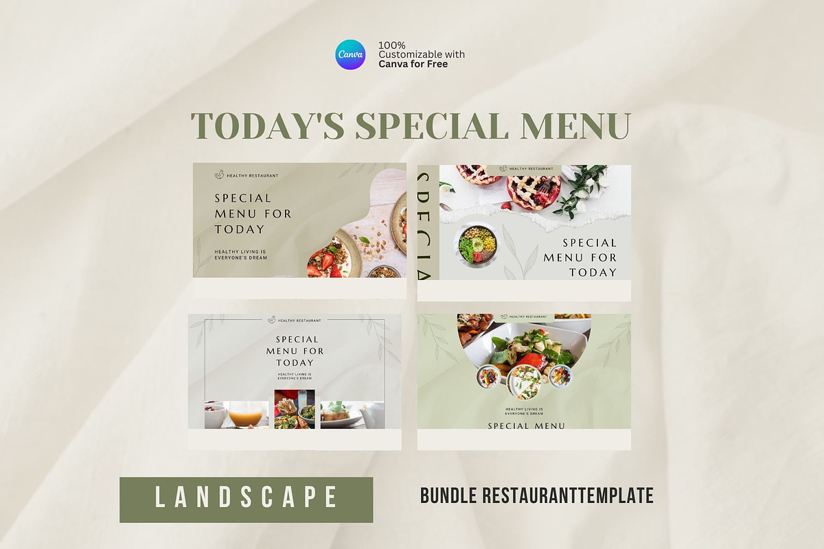 Modern Aesthetic Menu Template
