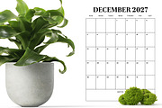 2027 Vertical 8.5x11 Inch Calendar, a Stationery Template by Running With Foxes (Thumbnail 3 of 5)