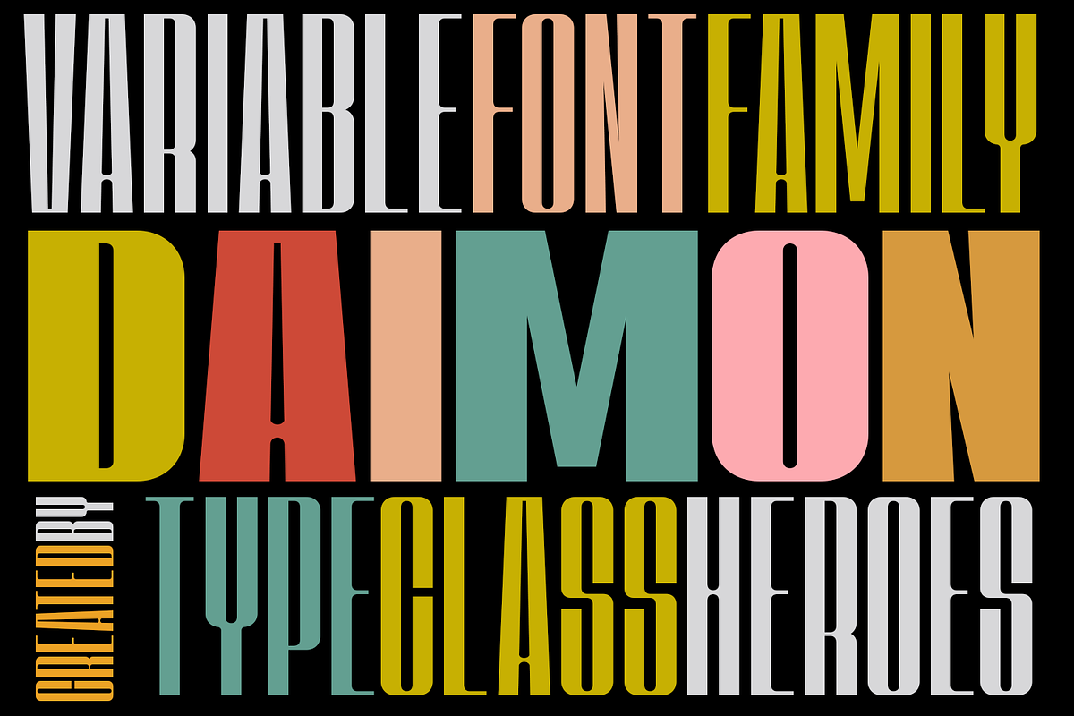 Daimon Font, a Sans Serif Font by TypeClassHeroes (Photo 1 of 9)