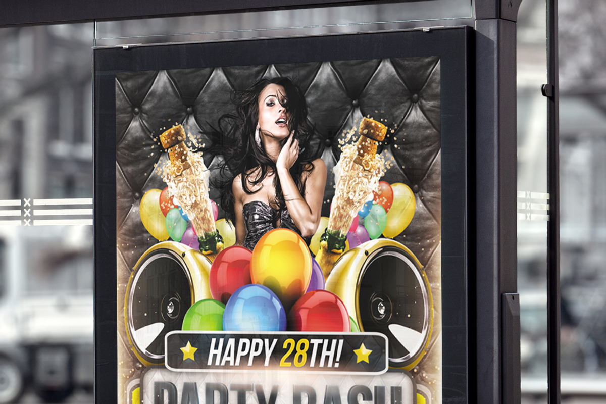 Birthday - Flyer / Poster, a Flyer Template by VectorMedia (Photo 7 of 8)
