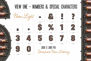 Steampunk Neon 3D Lettering, a Graphic by TVartworks (Thumbnail 7 of 11)