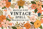 Vintage Spell Font, a Handwritten Font by Lemon Pie Studio (Thumbnail 1 of 7)