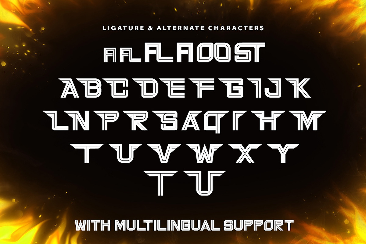 Armygedon - Modern Display Font, a Sans Serif Font by StringLabs (Photo 9 of 9)