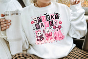 Coquette Pink Ghost Halloween PNG, a Seasonal Illustration by Creative Art (Thumbnail 3 of 3)