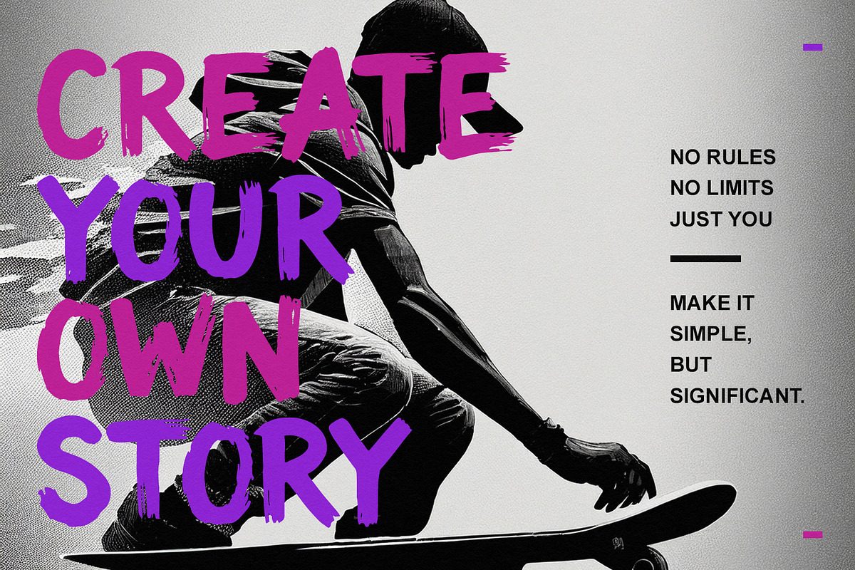 Damoria Brush Graffiti Font, a Handwritten Font by Maulana Creative (Photo 2 of 7)