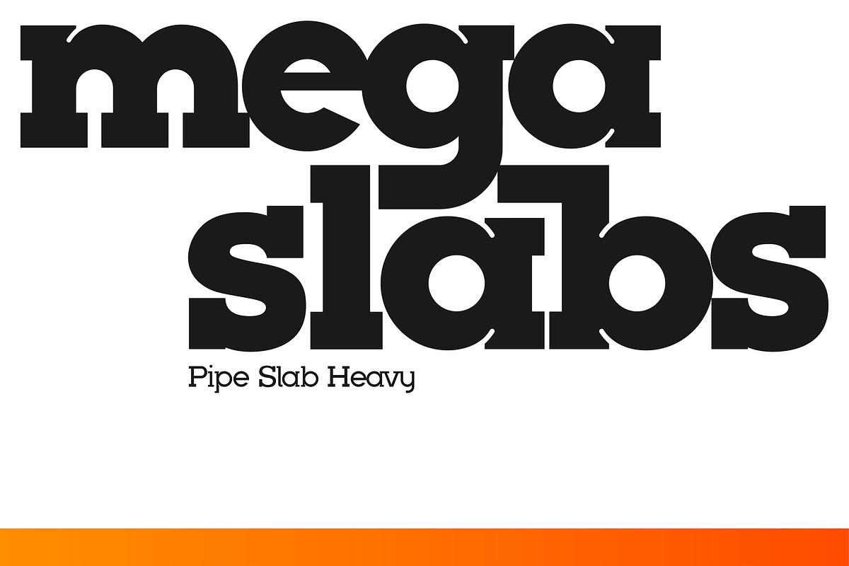 Pipe Font Bundle - Geometric Duo, a Slab Serif Font by Lateral Design (Photo 14 of 18)