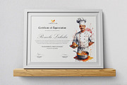 Chef Certificate, a Stationery Template by DesignDevisers (Thumbnail 3 of 10)