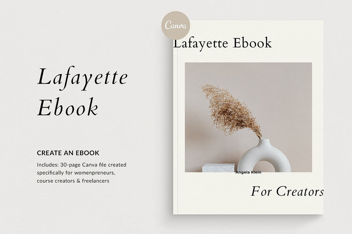 Ebook + Workbook Bundle | CANVA, a Magazine Template by Ralony (Photo 15 of 26)