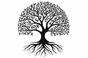 Decorative Tree of Life Bundle, an Illustration by hafijul (Thumbnail 9 of 9)