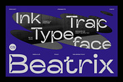 CS Beatrix – Inktrap Font, a Sans Serif Font by Craft Supply Co. (Thumbnail 1 of 8)