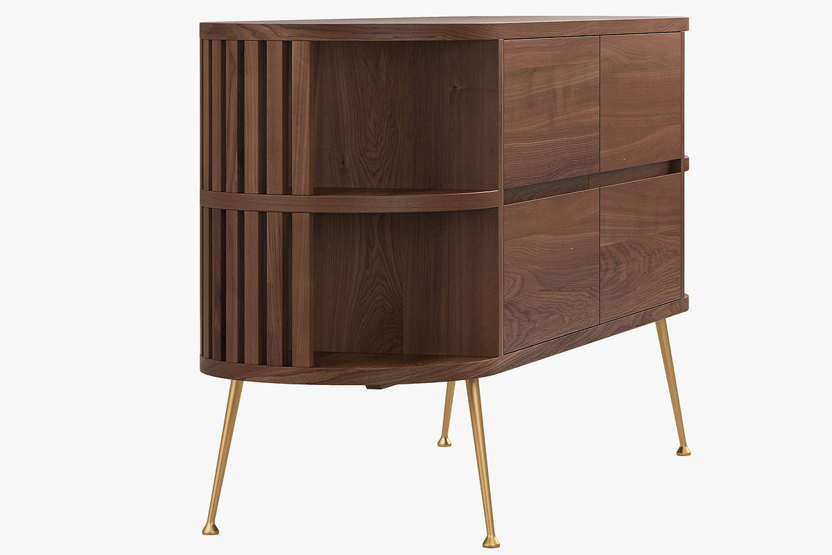 Joybird Vira Console Cabinet, a Furniture 3D Model by 3dmitruk (Photo 4 of 7)
