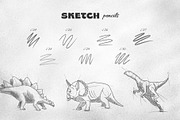 Pencil Photoshop Brushes, a Brush Add-On by pixelbuddha.net (Thumbnail 6 of 10)