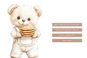 Watercolor Picnic Clipart Bundle, an Animal Illustration by SparkyDesignsUS (Thumbnail 3 of 9)
