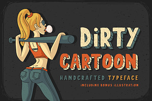 Dirty Cartoon Font