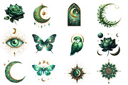 Emerald Celestial Collection clipart, an Illustration by Designworld (Thumbnail 3 of 5)