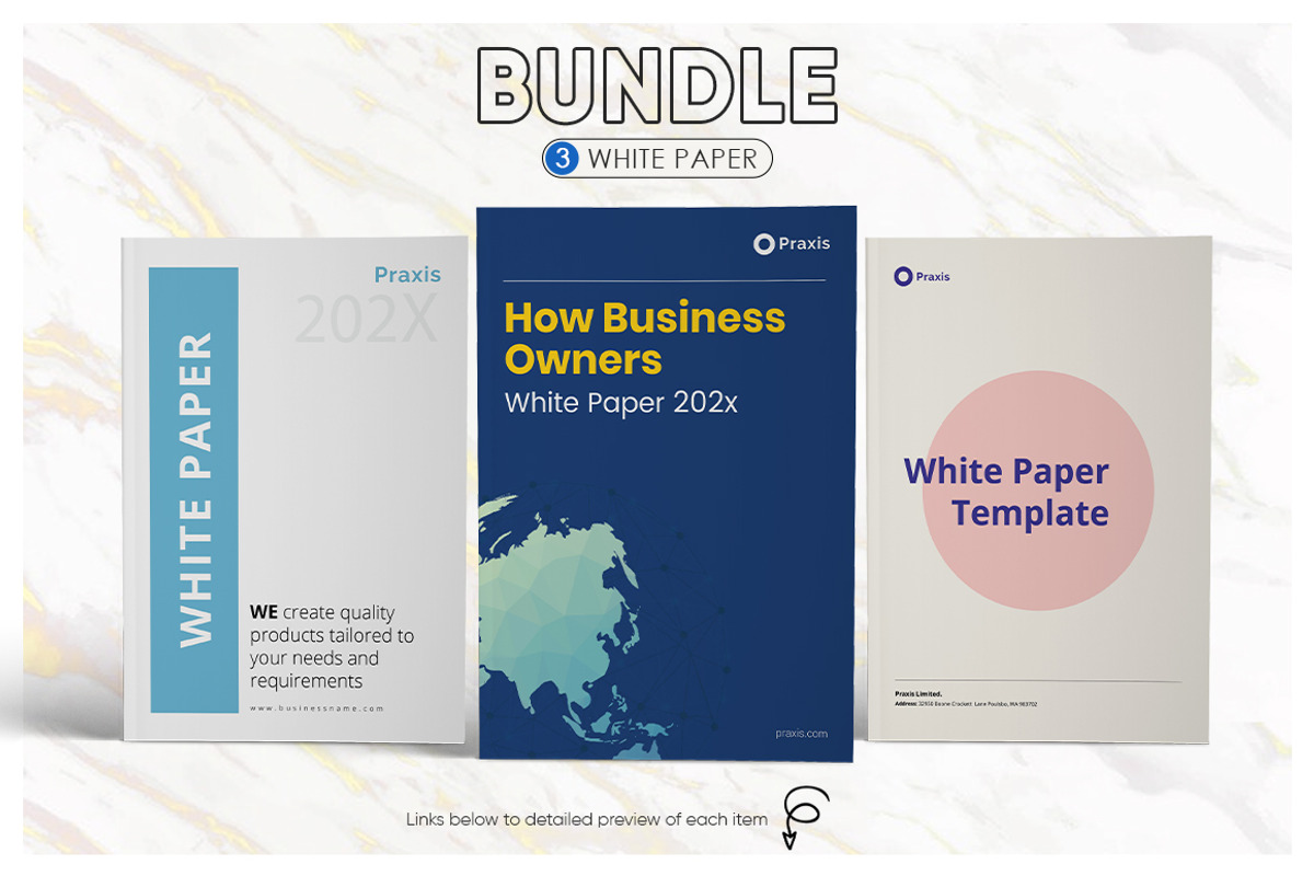 White Paper - Bundle, a Brochure Template by azadcsstune