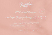 Sophiaticha Handwritten Brush, a Script Font by Creatype Studio (Thumbnail 9 of 9)