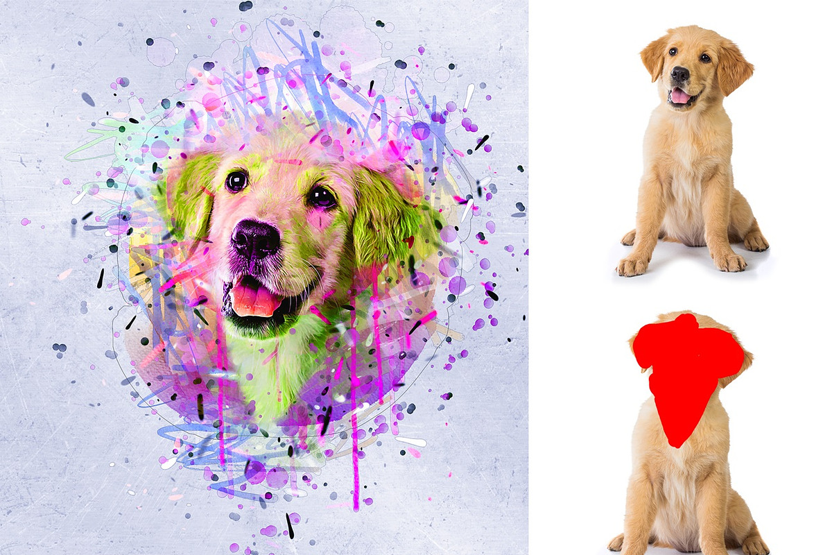 Paint Photoshop Action, an Action Add-On by MRI STUDIO (Photo 2 of 22)