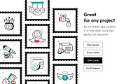 Animated Finance Icon Set, an Outline Icon by Vectors Market (Thumbnail 2 of 8)