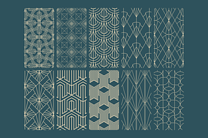 Geometric Art Deco Patterns