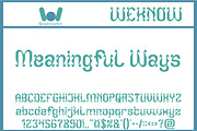 Naturally Changes font, a Font by weknow (Thumbnail 3 of 8)