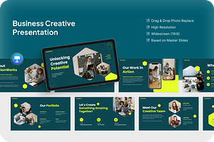 Business Creative Keynote, a Presentation Template by Annora Studio