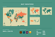 World Maps Collection, a Graphic by Ben Buysse (Thumbnail 4 of 17)